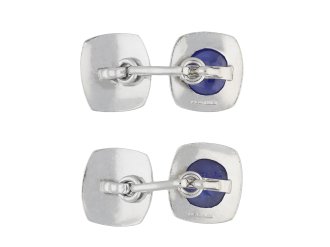 Ceylon star sapphire cufflinks hatton garden