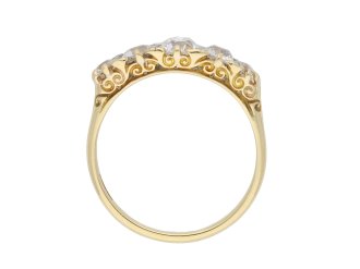 Victorian five stone diamond ring hatton garden