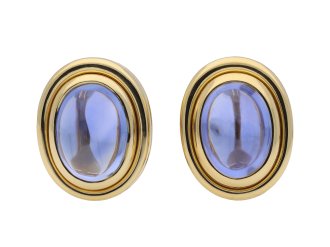 Bulgari Ceylon sapphire earrings hatton garden