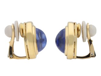 Bulgari Ceylon sapphire earrings hatton garden