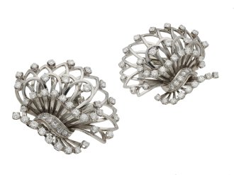 Boucheron diamond earrings hatton garden