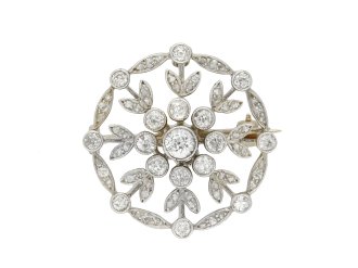 Victorian diamond pendant/brooch hatton garden