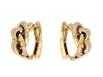 Hermes diamond clip earrings hatton garden