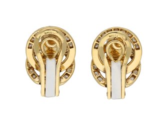 Hermes diamond clip earrings hatton garden