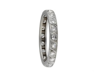 Diamond set eternity ring hatton garden