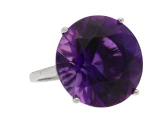 Amethyst dress ring hatton garden