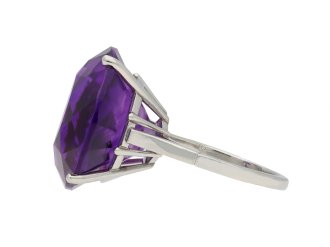 Amethyst dress ring hatton garden