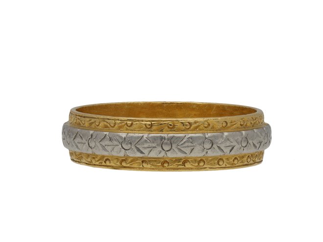 Vintage engraved wedding ring hatton garden