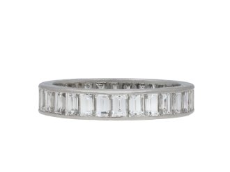 Van Cleef & Arpels diamond baguette eternity ring hatton garden