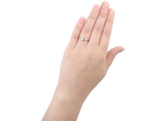 Vintage diamond three stone ring, circa 1960 hatton garden