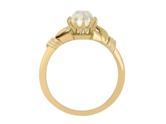Victorian old mine diamond solitaire ring hatton garden