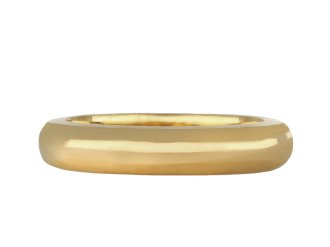 Yellow gold wedding band, circa 1950 hatton garden