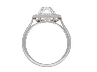Old mine diamond coronet cluster ring, circa 1920. Hatton Garden