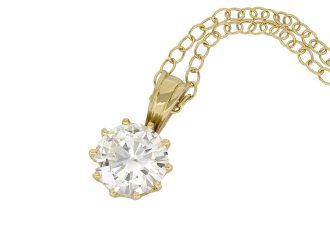 Old cut diamond pendant, circa 1970 hatton garden