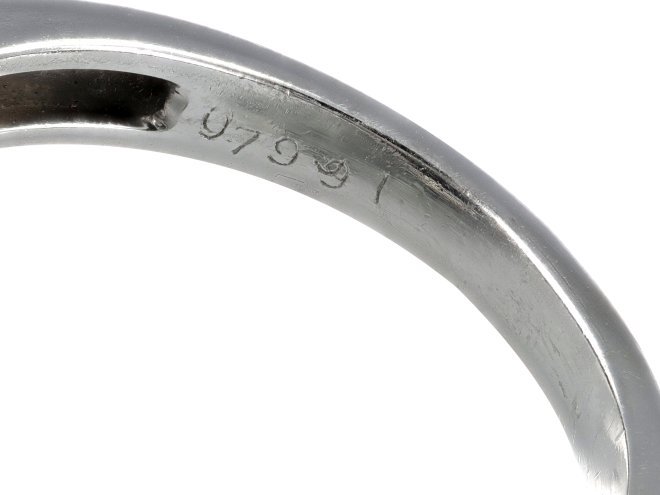 Mauboussin black pearl, ruby and emerald cluster ring