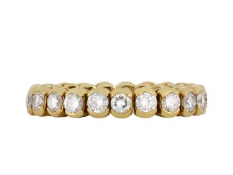 Articulated diamond full eternity band circa 1970 hatton garden