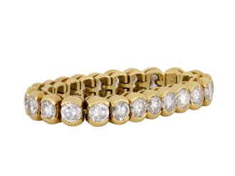 Articulated diamond full eternity band circa 1970 hatton garden