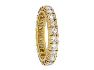 Diamond full eternity band, circa 1970 hatton garden