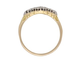 Victorian diamond cluster ring, circa 1895. Hatton Garden