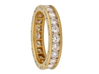 Cartier diamond full eternity ring, circa 1970 hatton garden