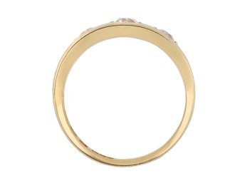 Alabaster & Wilson diamond three stone ring Hatton garden