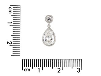 Drop shape old cut diamond earrings, circa 1925 Hatton Garden