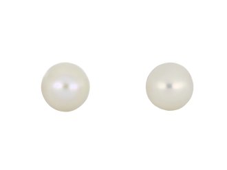 Natural pearl stud earrings, circa 1910 hatton garden