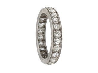 Art Deco diamond eternity ring, circa 1925 hatton garden