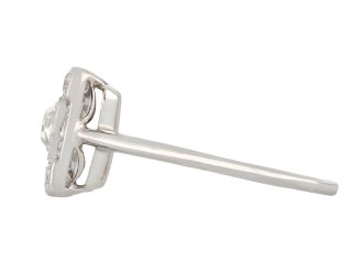 Diamond cluster ring, American, circa 1945 hatton garden