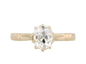 Old mine diamond solitaire ring, circa 1905 hatton garden