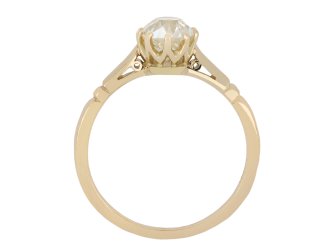 Old mine diamond solitaire ring, circa 1905 hatton garden