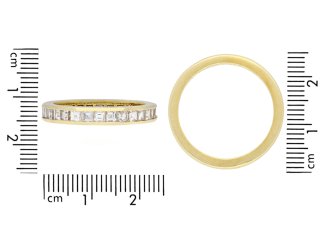 Diamond full eternity ring, circa 1970. Hatton Garden