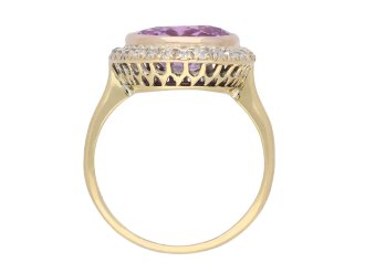 Colour change Ceylon sapphire and diamond ring, circa 1905. Hatton Garden