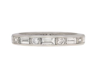 Oscar Heyman diamond full eternity band, circa 1970. Hatton Garden