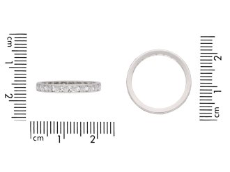 Diamond full eternity ring, circa 1920. Hatton Garden