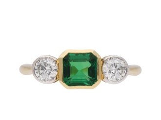 Antique & Vintage Emerald Rings - Diamond & Art Deco | Berga