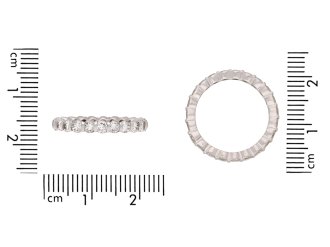 Diamond set eternity ring French, circa 1920.  Hatton Garden