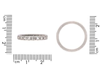 Diamond full eternity band, circa 1920. Hatton Garden