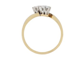 Edwardian diamond crossover ring, circa 1905 hatton garden