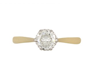 Edwardian diamond solitaire ring, circa 1915 hatton garden
