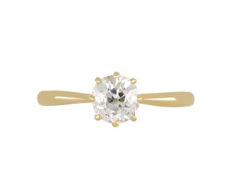 Old mine diamond solitaire ring, circa 1905 hatton garden