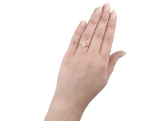 Old mine diamond solitaire ring, circa 1905 hatton garden