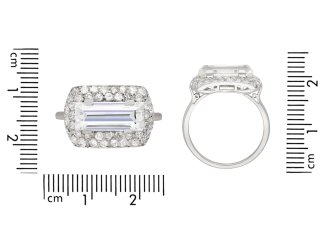 art deco diamond cluster ring, circa 1930. hatton garden