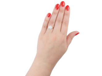 Edwardian diamond cluster ring, circa 1910 hatton garden