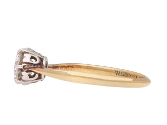 Edwardian diamond solitaire, English, 1905. Hatton Garden