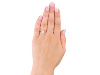 Edwardian diamond solitaire, English, 1905. Hatton Garden