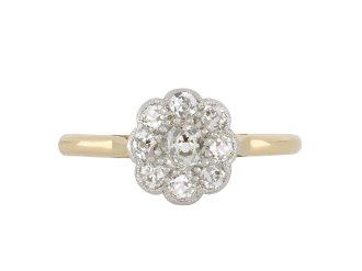 Edwardian diamond coronet cluster, circa 1915.