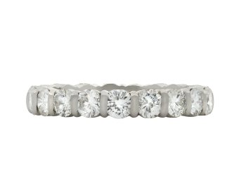 Tiffany & Co. diamond eternity ring circa 1950 hatton garden