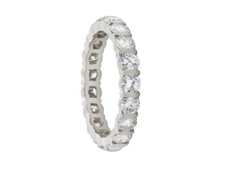 Tiffany & Co. diamond eternity ring circa 1950 hatton garden