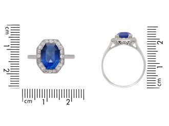 Ceylon sapphire and diamond ring circa 1920 hatton garden